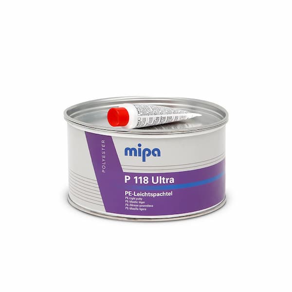 MIPA P118 Ultra Легкая самовыравнивающая шпатлёвка зеленая 1л