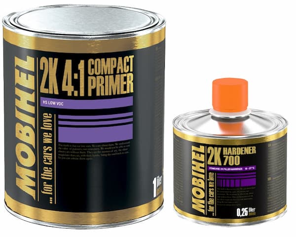 MOBIHEL 2К HS COMPACT PRIMER Акриловый грунт 1л+0,25л (700)