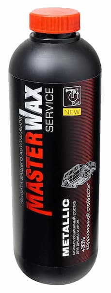 MASTERWAX Service Metallic Антикор полимерно битумный 1л