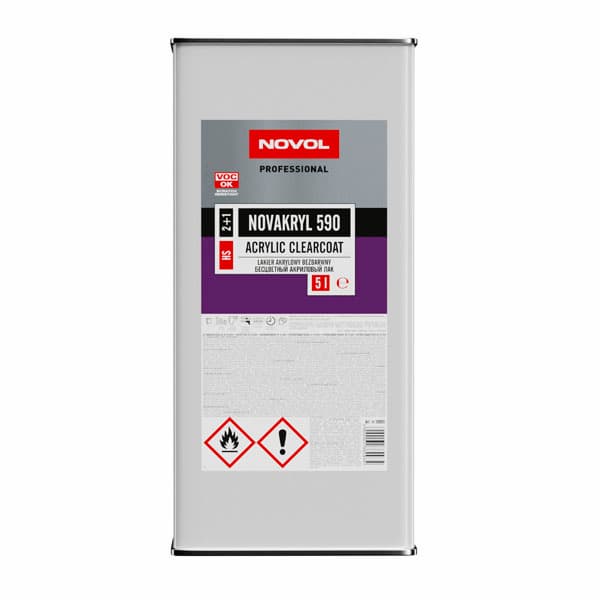 NOVOL NOVAKRYL 590 HS Лак акриловый  2+1 5л+2,5л (H5120)