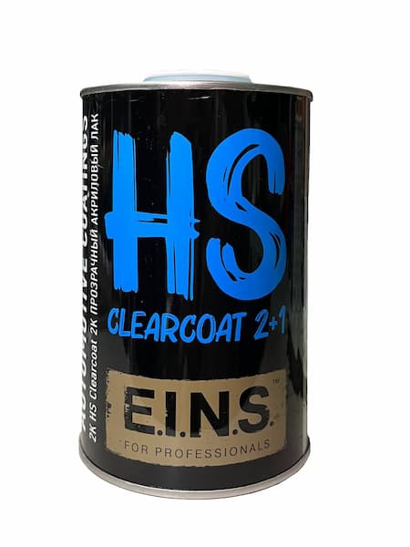 EINS 2К HS CLEARCOAT Акриловый лак 1л + 0,5 л