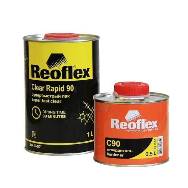 REOFLEX RX C-07 UHS Clear Rapid 90 Акриловый лак быстрый 1л + 0,5л (RX H-07)