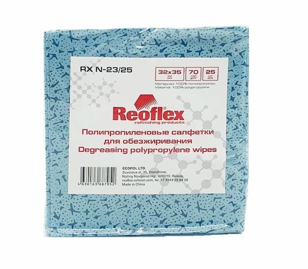 REOFLEX RX N-23/25 Салфетки полипропиленовые 32см х 35см (25 шт в пакете)