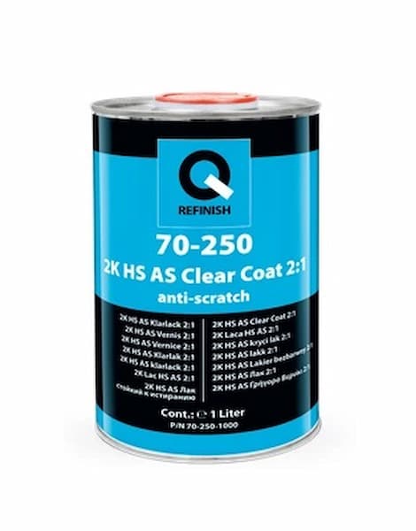 Q-REFINISH 70-250 2K HS AS Clear Coat Акриловый лак 1л + 0,5л (70-205HN-1)