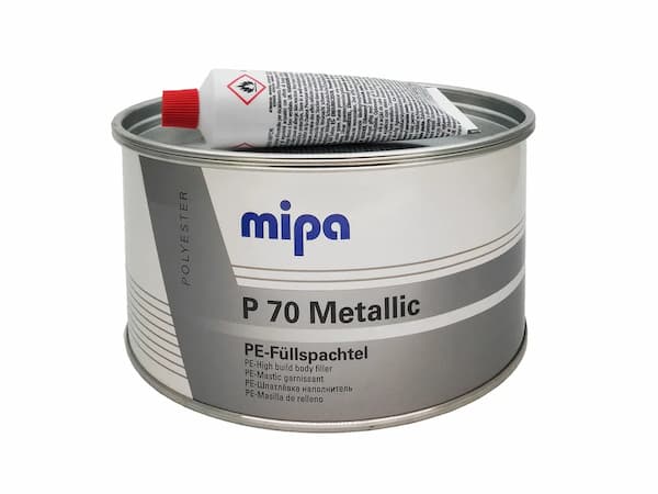 MIPA P70 Metallic PE-Fullspachtel Шпатлевка с алюминиевым наполнителем 1кг