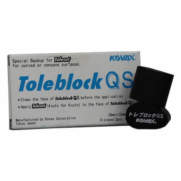 KOVAX 9710056 Tolecut Шлифблок закруглённый под клейкий лист 33*28mm