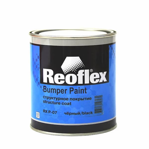 REOFLEX RX P-11 Bumper Paint Эмаль для бамперов чёрная 0,75л
