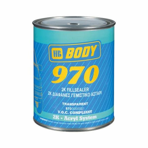 BODY 970 FILLSEALER Грунт-наполнитель акриловый 1л + 0,5л (H729) превью #3