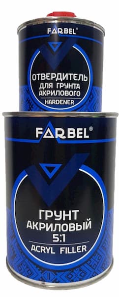 FARBEL Грунт акриловый 5:1 0,75л + 0,15л