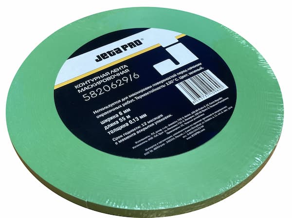 JETA PRO 5820628 Зеленая контурная лента 6мм х 55м