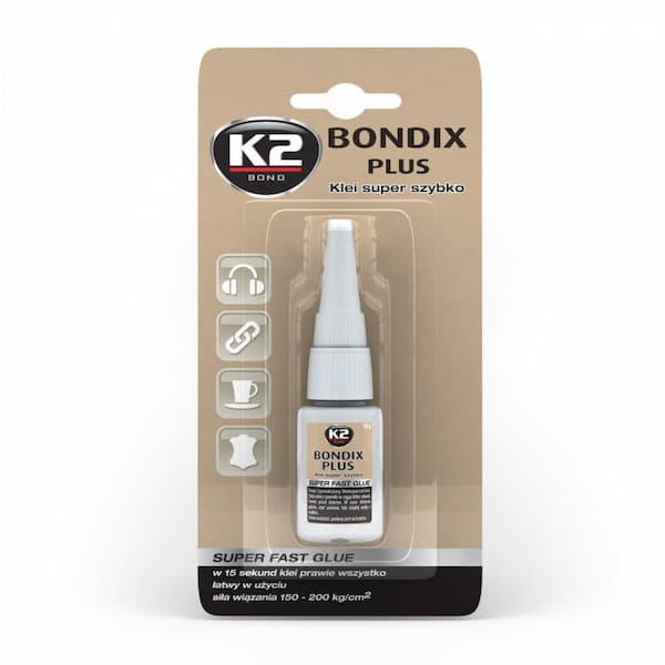 K2 Bondix Plus Клей супербыстрый 10г