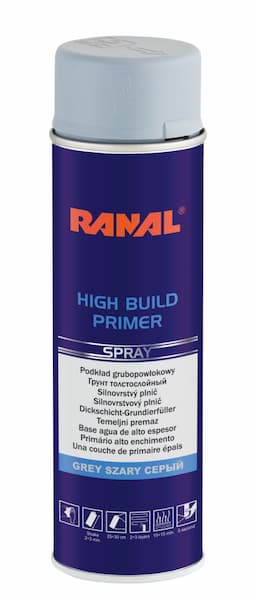 RANAL HIGH BUILD PRIMER Толстослойный грунт в спрее 500мл