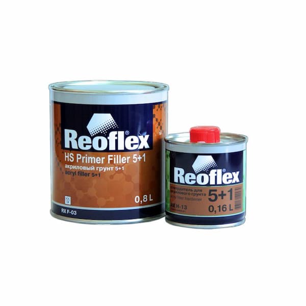 REOFLEX RX F-03 Primer Filler HS 5+1 Грунт акриловый 0,8л + 0,16л (RX H-13/01)