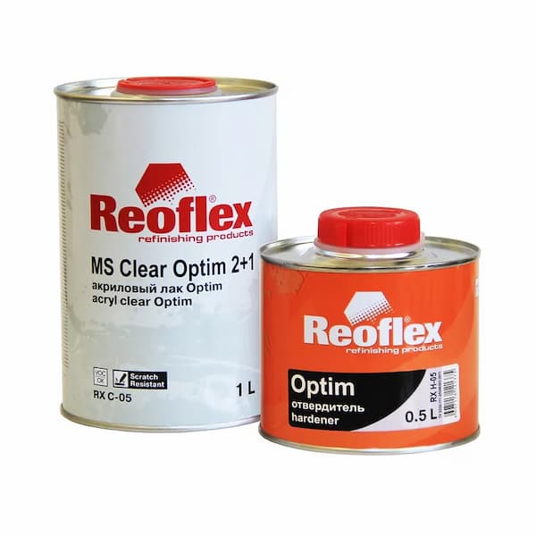 REOFLEX RX C-05 MS Clear Optim Акриловый лак 1л + 0,5л (RX H-05)