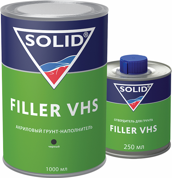 SOLID FILLER VHS 4+1 Грунт акриловый 1л + 0,25л