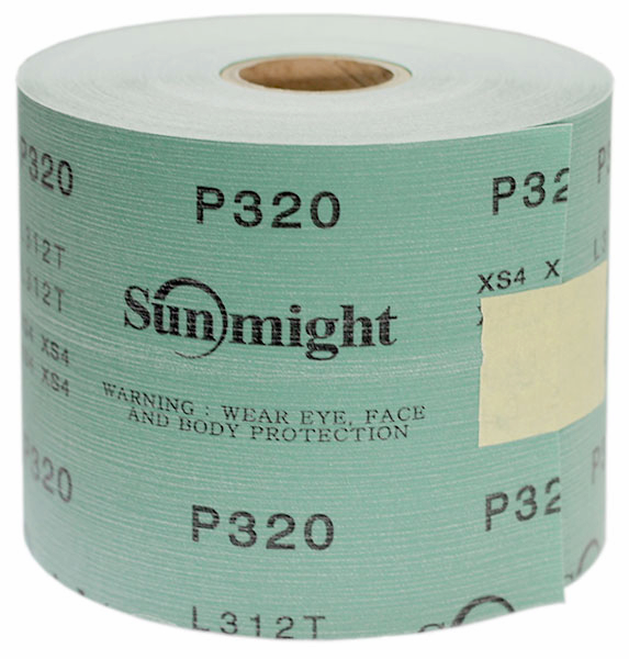 SUNMIGHT L312T FILM Шлифовальный материал зелёный 115мм x 1м