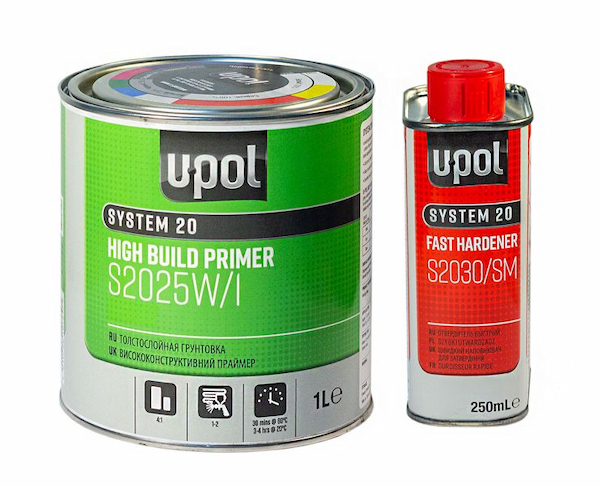 U-POL S2025/1 HS Грунт акриловый 1л + 0,25л (S2032M)