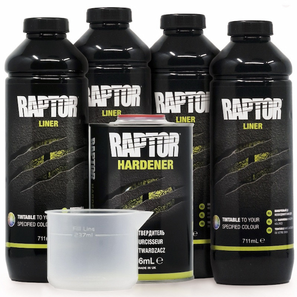 U-POL RAPTOR Полимерное покрытие 3л + 1л