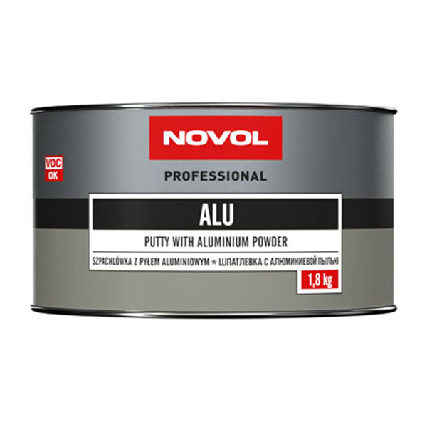 NOVOL ALU Шпатлёвка с алюминием 1.8кг