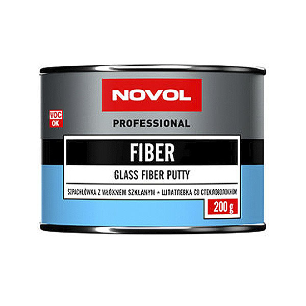 NOVOL FIBER Шпатлёвка со стекловолокном 0.2кг