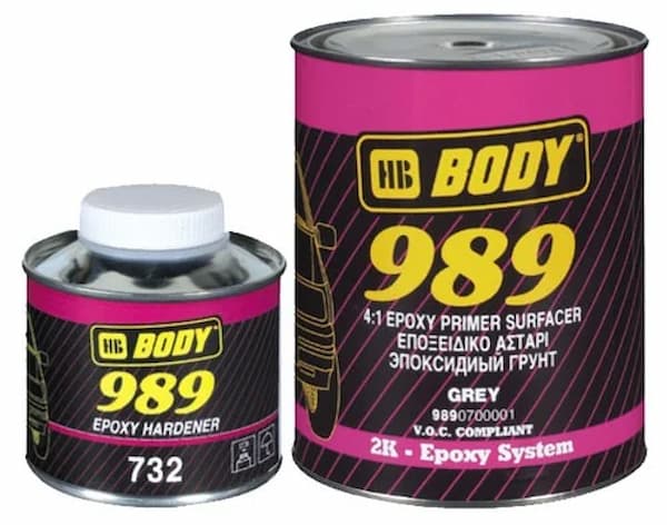 BODY 989 Грунт эпоксидный 1л + 0,25л (732 EPOXY) превью #2