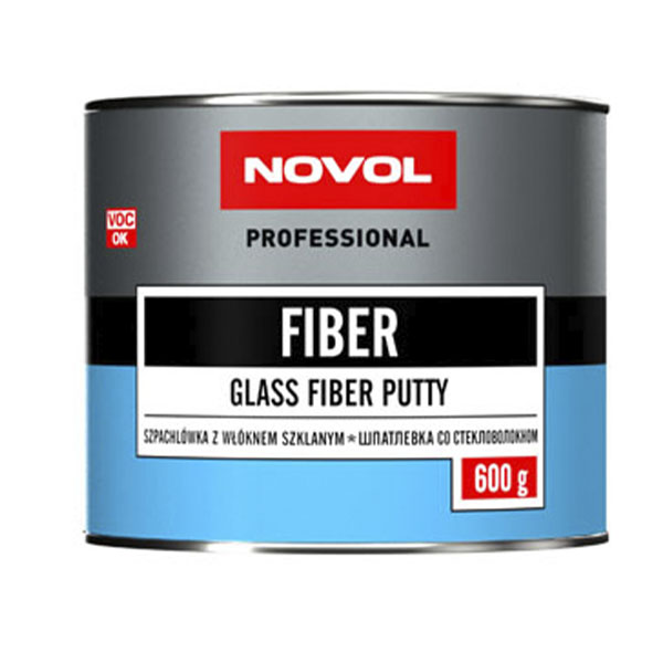 NOVOL FIBER Шпатлёвка со стекловолокном 0.6кг