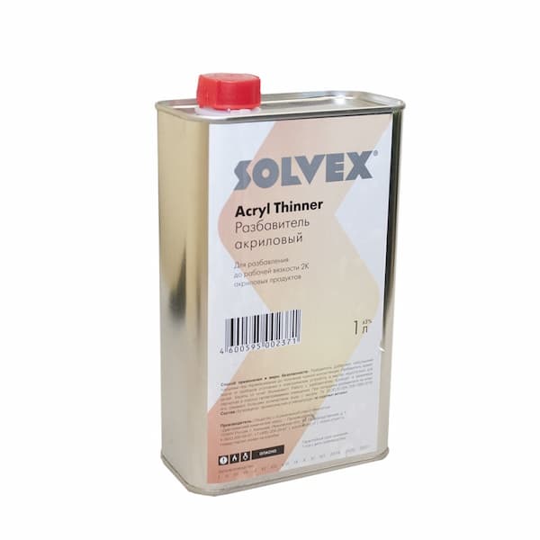SOLVEX Acryl Thinner Разбавитель акриловый 1л