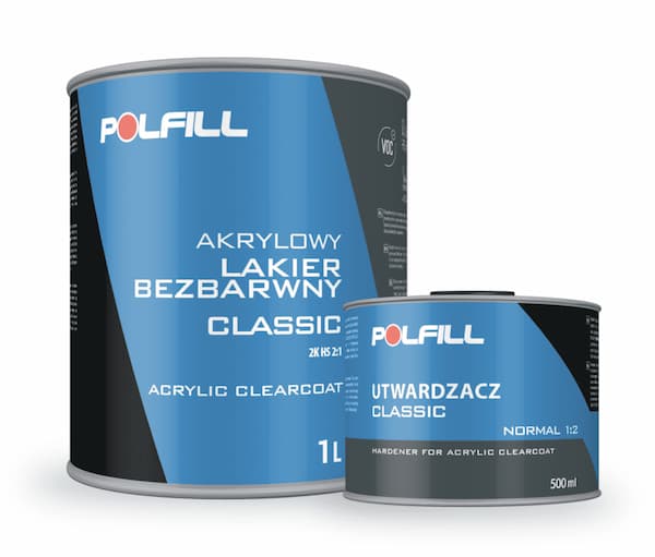 POLFILL CLASSIC HS 2:1 Акриловый бесцветный лак 1 + 0,5л