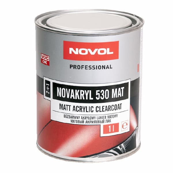 NOVOL NOVAKRYL 530 MAT Матовый акриловый лак 2+1 1л+0,5л (H5120)