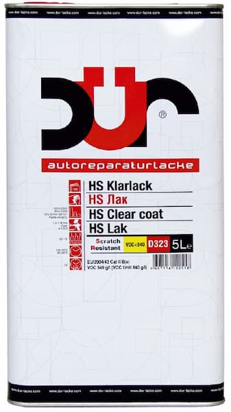 DUR D323 HS 2:1 Лак бесцветный 5л + 2,5л (D220)