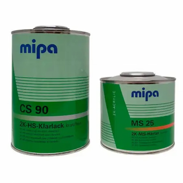 MIPA 2К-HS-Klarlack CS90 Лак акриловый стойкий к царапинам 1л + 0,5л (MS25)