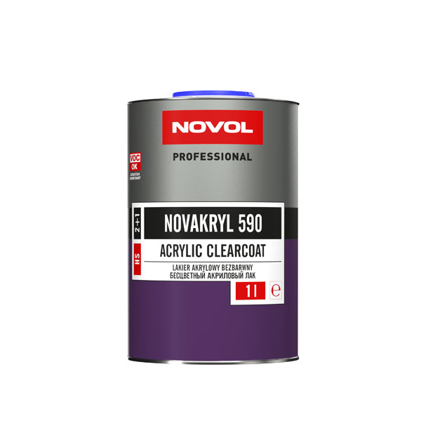 NOVOL NOVAKRYL 590 HS Лак акриловый  2+1 1л+0,5л (H5120)