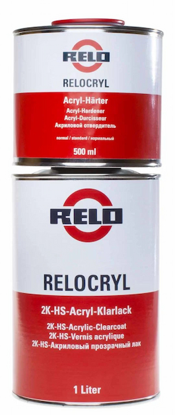 RELO Relocryl 2K-HS Лак акриловый 1л + 0.5л