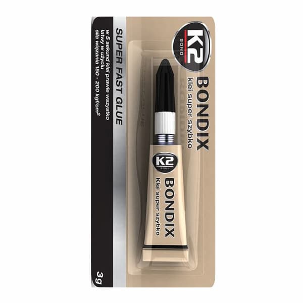 K2 Bondix Plus Клей супербыстрый 3г