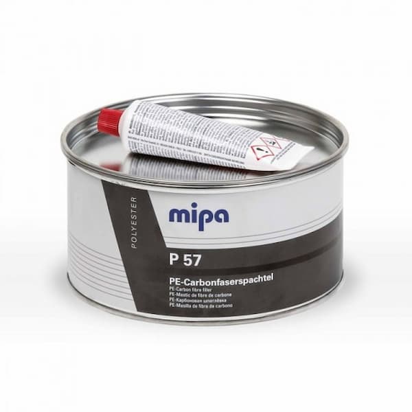 MIPA P57 PE-Carbonfaserspachtel Шпатлевка карбоновая 1,8кг