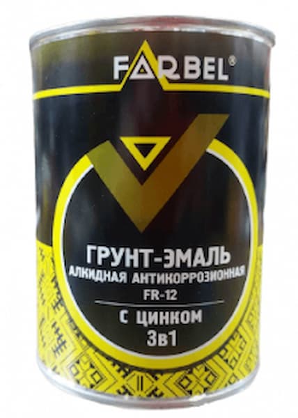 FARBEL Грунт-эмаль алкидная с цинком 3в1 1кг
