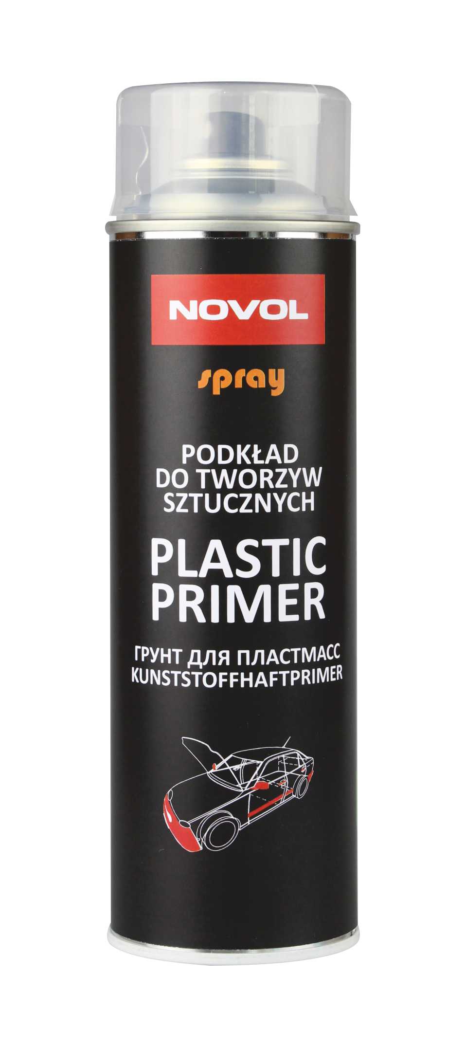 NOVOL SPRAY PLASTIC PRIMER Грунт для пластика 500мл