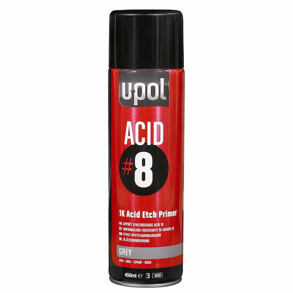 U-POL ACID#8 Грунт-аэрозоль протравливающий 450мл