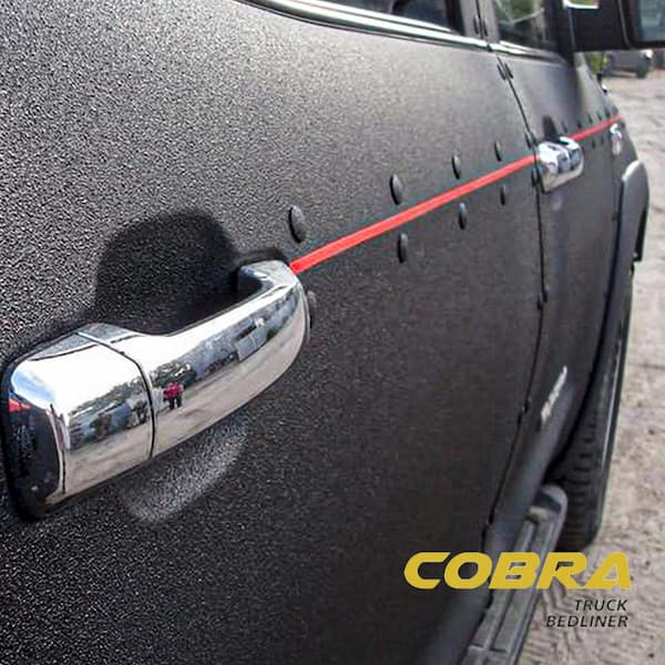 NOVOL COBRA TRUCK BEDLINER Защитное покрытие чёрное 0.6 + 0.2л превью #2